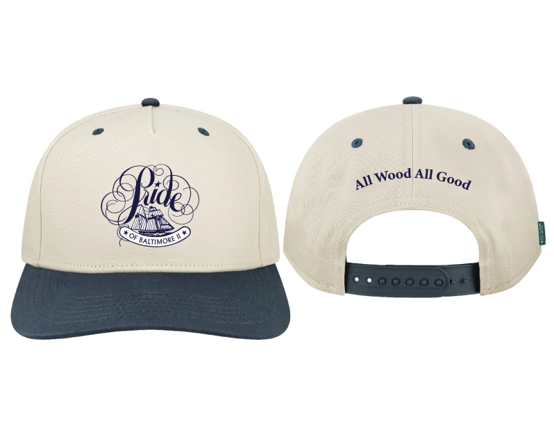 Product Description: Rock this heritage twill snapback featuring our Heritage Logo #AllWoodAllGood</br> Vintage Snapback